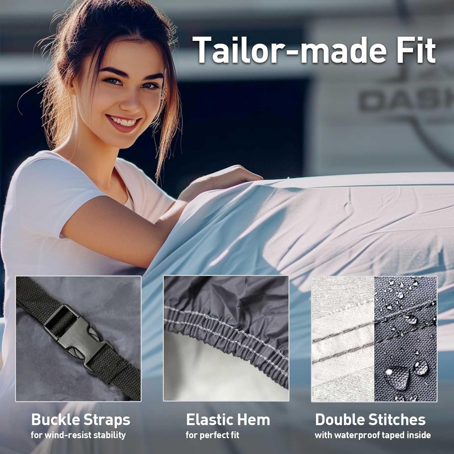 DaShield Ultimum Series Cadillac Series 60 Special 1936-1939 All Weather Protection Semi Custom Fit Dust, Sun, Snow, Rain Protection Indoor Outdoor