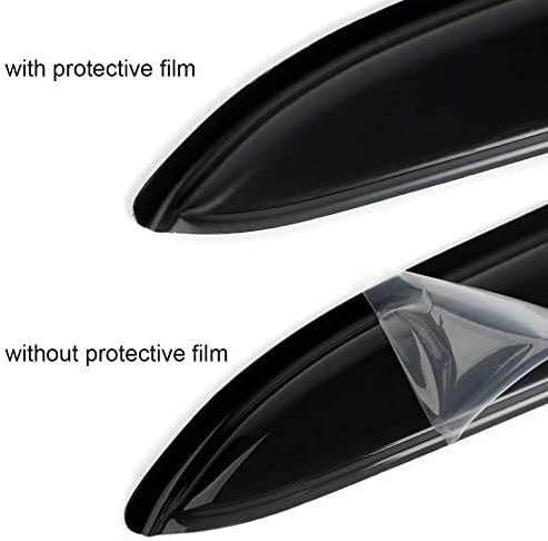 Side Window Wind Deflector, 4pcs Out-Channel Tape-On Nice Rain Guards Set, Window Visor fit for 2007-2018 Jeep Patriot 94359