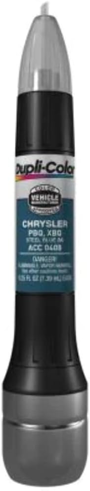 Dupli-Color ACC0408 Scratch Fix All-In-1 Exact-Match Automotive Touch-Up Paint – Chrysler Steel Blue – 0.25 oz. Paint Pen