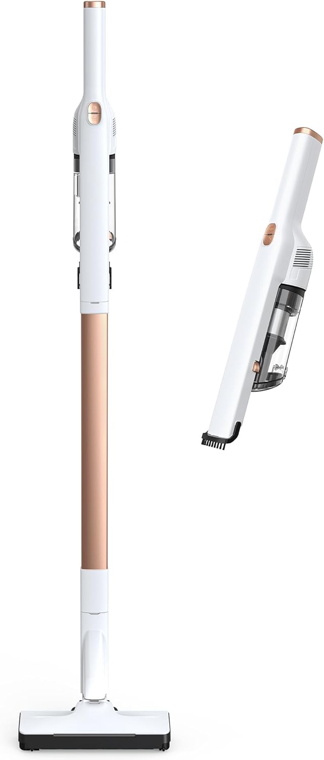 Cordless Handheld Vacuum Cleaner, 2-in-1 Lightweight Stick Vacuum with Detachable Dust Cup, Portable Car Vacuum for Home, Office, and Vehicle Cleaning
