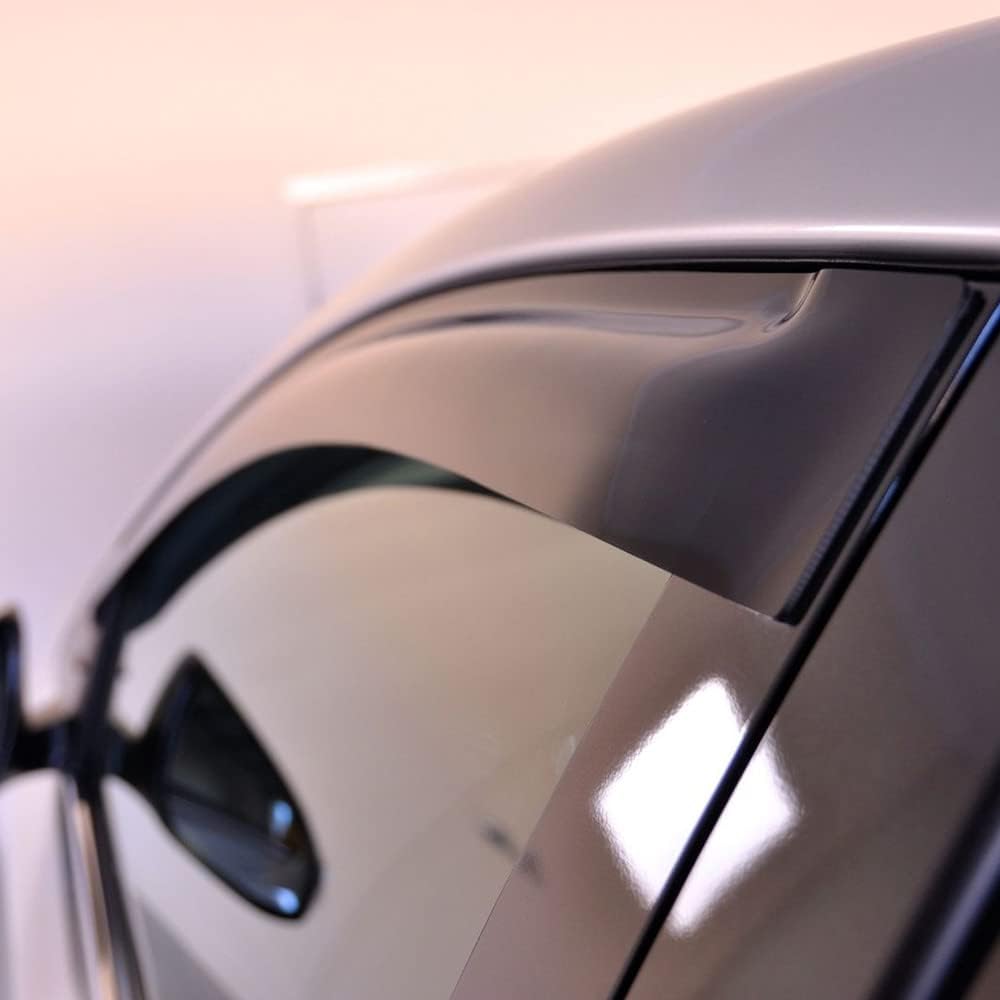94194 Side Window Visor Wind Vent Deflector fit for 2010-2019 Ford Taurus,4pcs Nice Looking Outside Mount Style Shade Sun Rain Guards Set