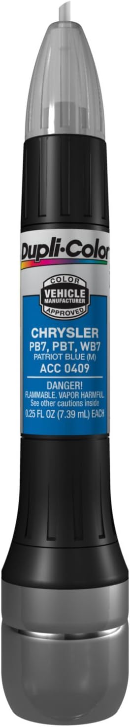 Dupli-Color ACC0409 Scratch Fix All-In-1 Exact-Match Automotive Touch-Up Paint – Chrysler Patriot Blue – 0.25 oz. Paint Pen