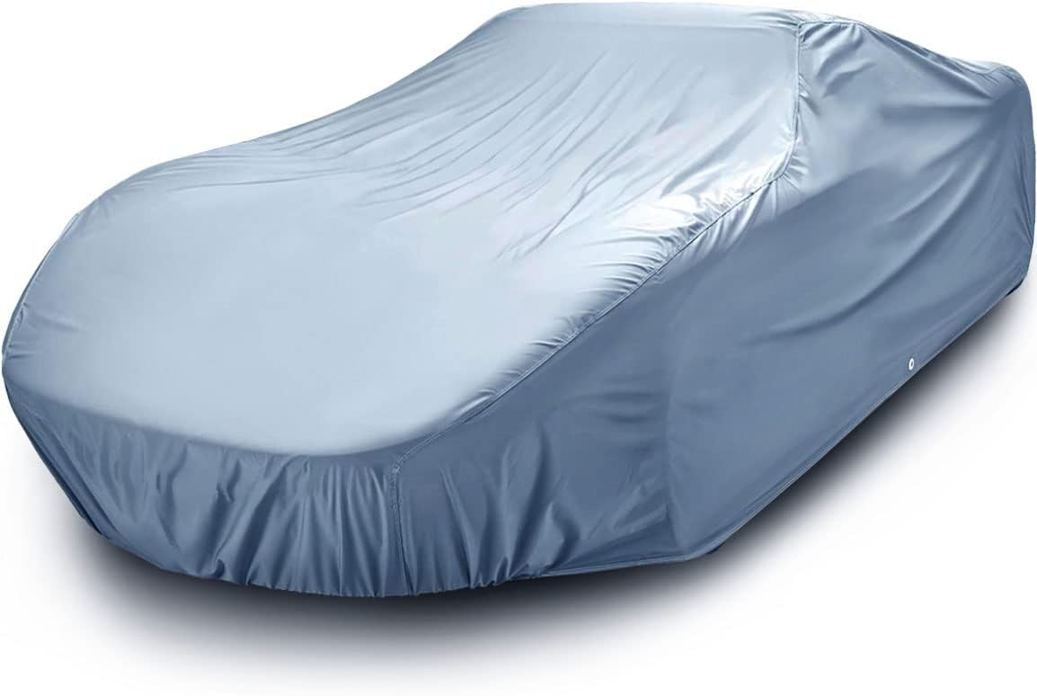 iCarCover Premium Car Cover for 2004-2018 Chevy Aveo Hatchback Heavy Duty Waterproof All-Weather Automobiles Custom Fit Indoor Outdoor UV Snow Protection Covers with Straps and Bag