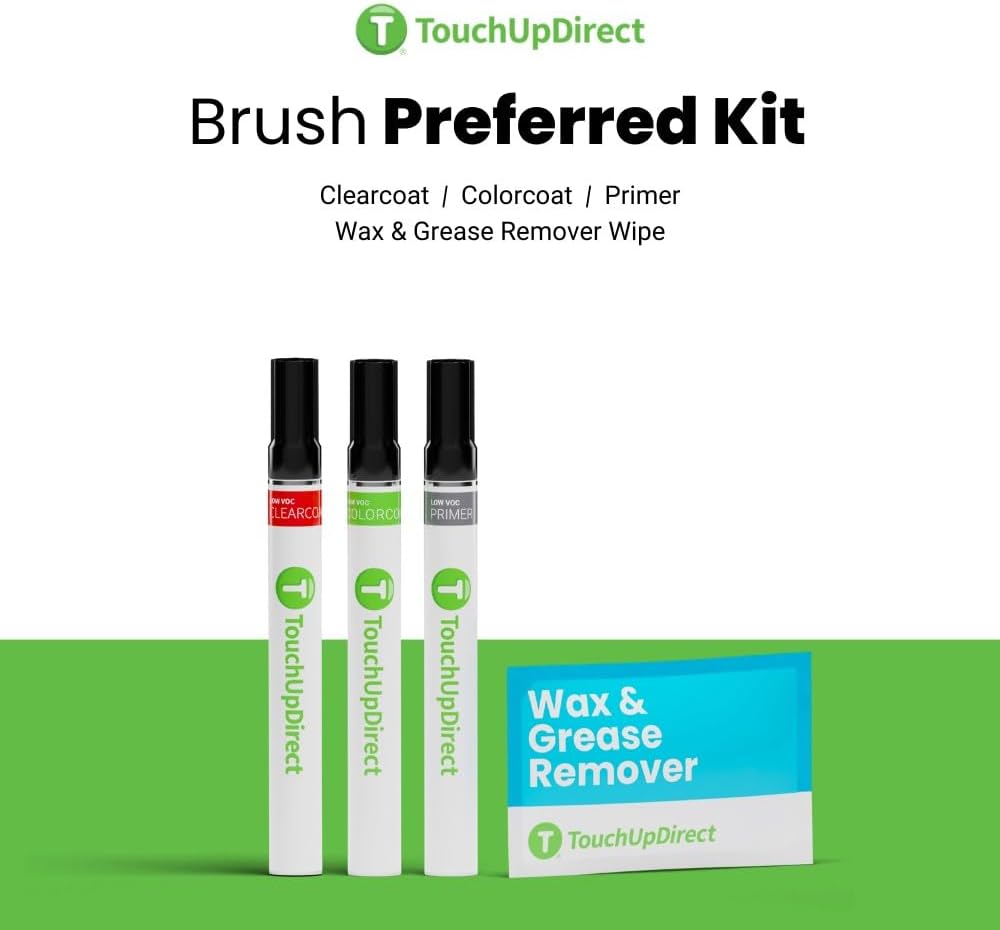 TouchUpDirect 4V6 Quicksand Compatible with Toyota Exact Match Touch Up Paint Brush - Preferred Kit