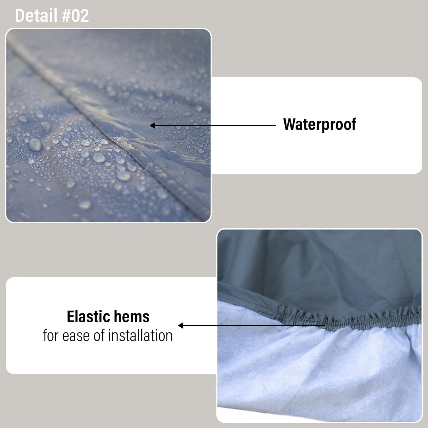 Supreme Full Car Cover – for Pontiac Grandville 1971-1975 Convertible 2-Door Semi Custom Fit Waterproof Full Coverage All Weather Windproof Dust Proof Indoor Outdoor Automobile