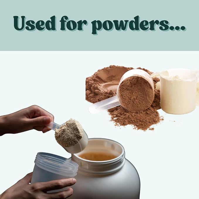 1/3 Cup (80 mL | 2.7 Oz.) Long Handle Scoop for Measuring Coffee, Pet Food, Grains, Protein, Spices and Other Dry Goods (Pack of 5)