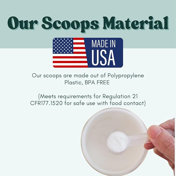 53 mL (1.8 Oz. | 3.58 Tablespoon) Long Handle Scoop for Measuring Coffee, Pet Food, Grains, Protein, Spices and Other Dry Goods (Pack of 100)