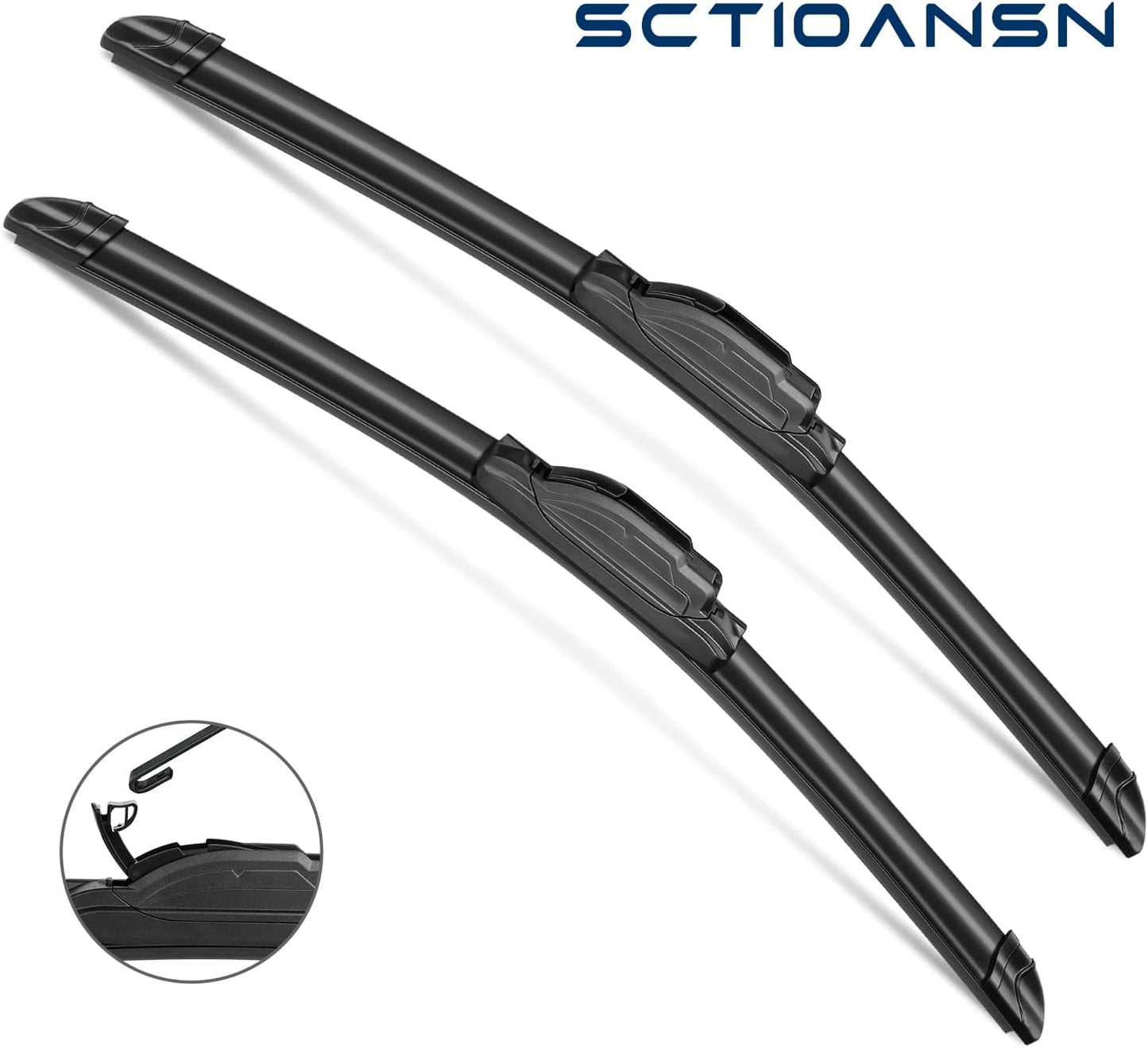 3Pcs Windshield Wipers for Subaru Crosstrek 2013-2017, Subaru Impreza 2012-2016, Nissan Murano 2009-2016, Original Equipment Replacement Automotive Windshield Wiper Blades- 26"/16"/12" (Set of 3)