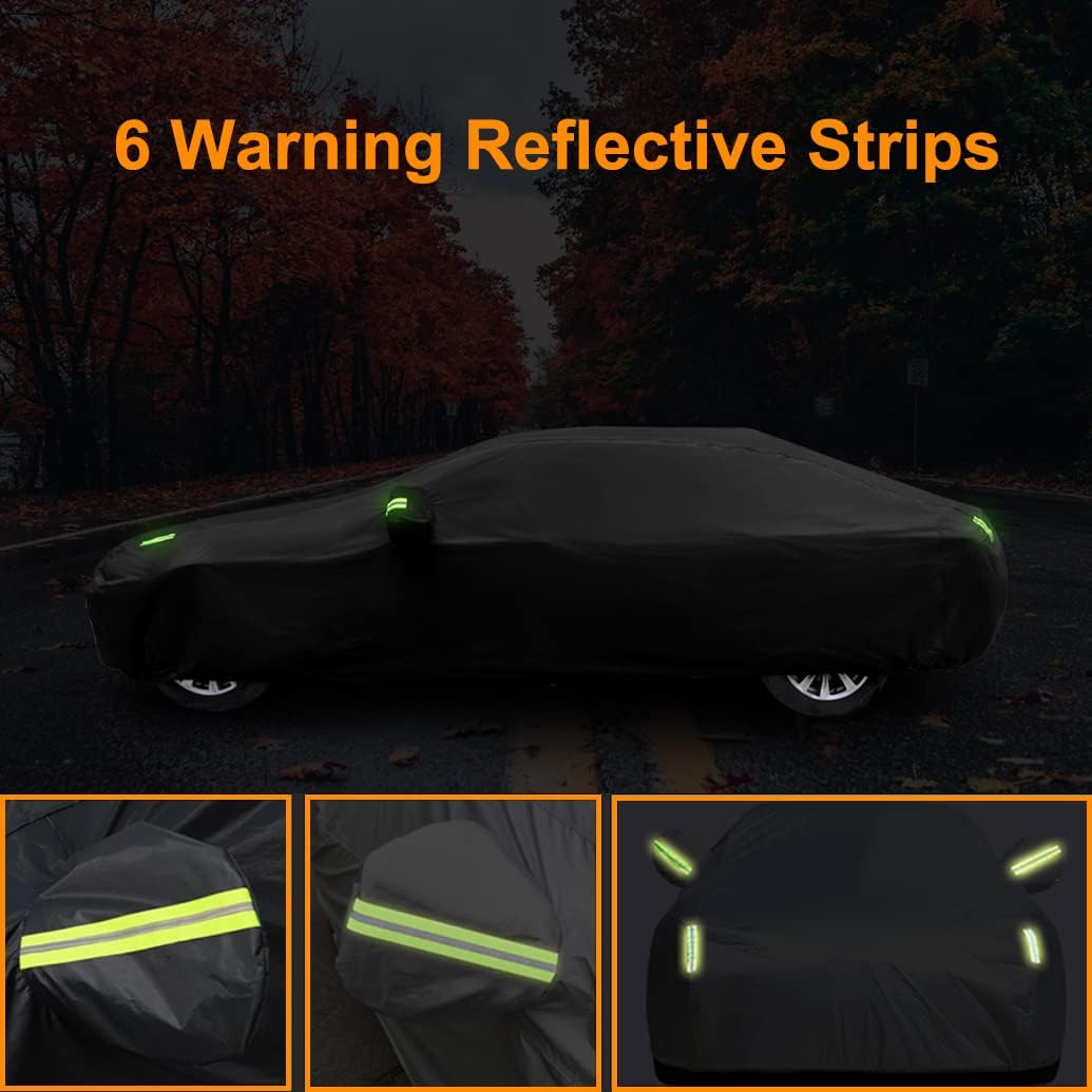 Custom Car Cover Compatible with Cadillac XT5 2026-2017/XT6 2026-2020/Lyriq Lyriq-V 2026-2023/Optiq 2023-2026, Waterproof All Weather Covers with Cotton Lining, Rain Snow Sun UV Cover Outdoor