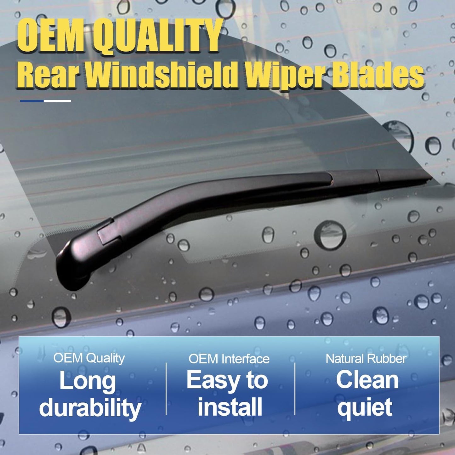 3 Wipers Factory Replacement For Subaru Forester 2019-2021 2022 2023 2024 Original Equipment Replacement Windshield Wiper Blades Set 26"+17"+14" (Set of 3)