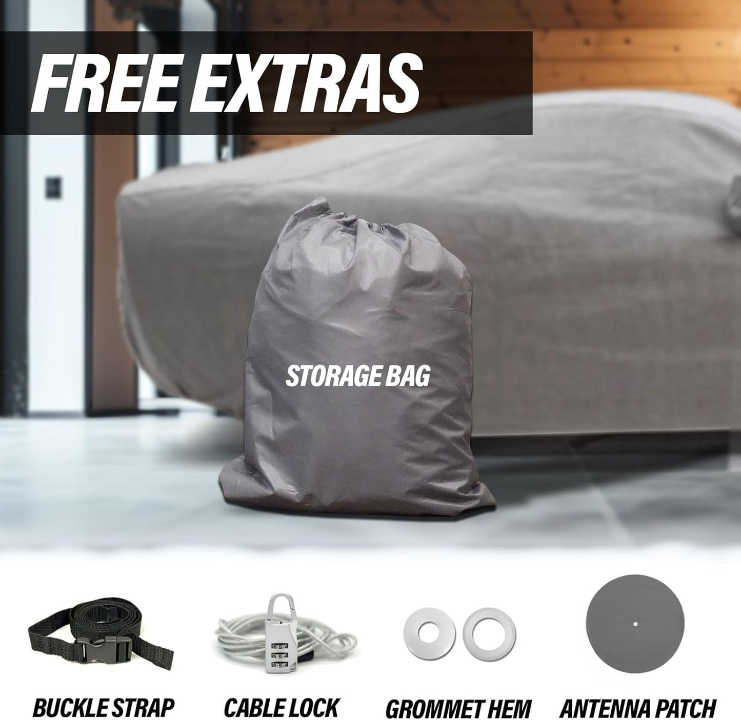 Supreme Full Car Cover – Semi Custom Fit Dustproof, Windproof, UV Protection, Breathable & Durable All-Weather Protection | Fits Volkswagen Touareg 2002-2018 SUV 4-Door 2nd Gen