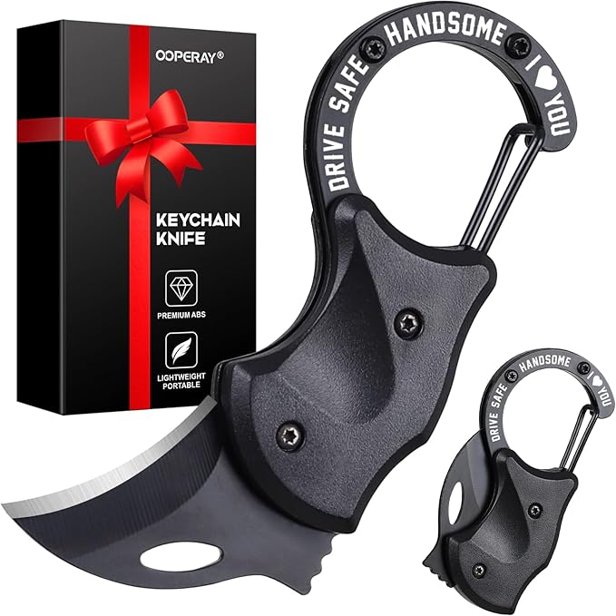Gifts for Him Valentines Day Men Husband, Valentines Anniversary Birthday Gifts for Him, Mens Tool Gift, EDC Keychain Gift for Boyfriend, Valentine for Husband from Wife