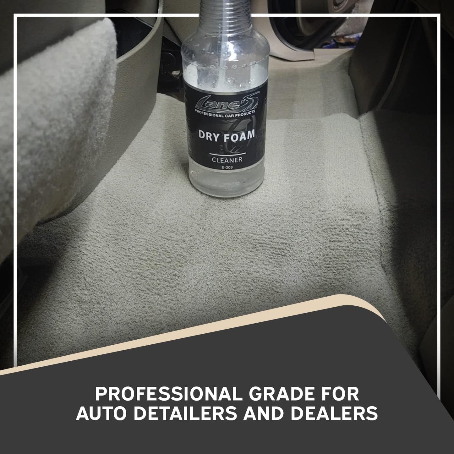 LANE'S Carpet Cleaner Spray- Carpet Cleaner Foam, Removes Odor, Fights Tough Dirt and Stains, Professional Grade Cleaning Spray E-209-16 ounces