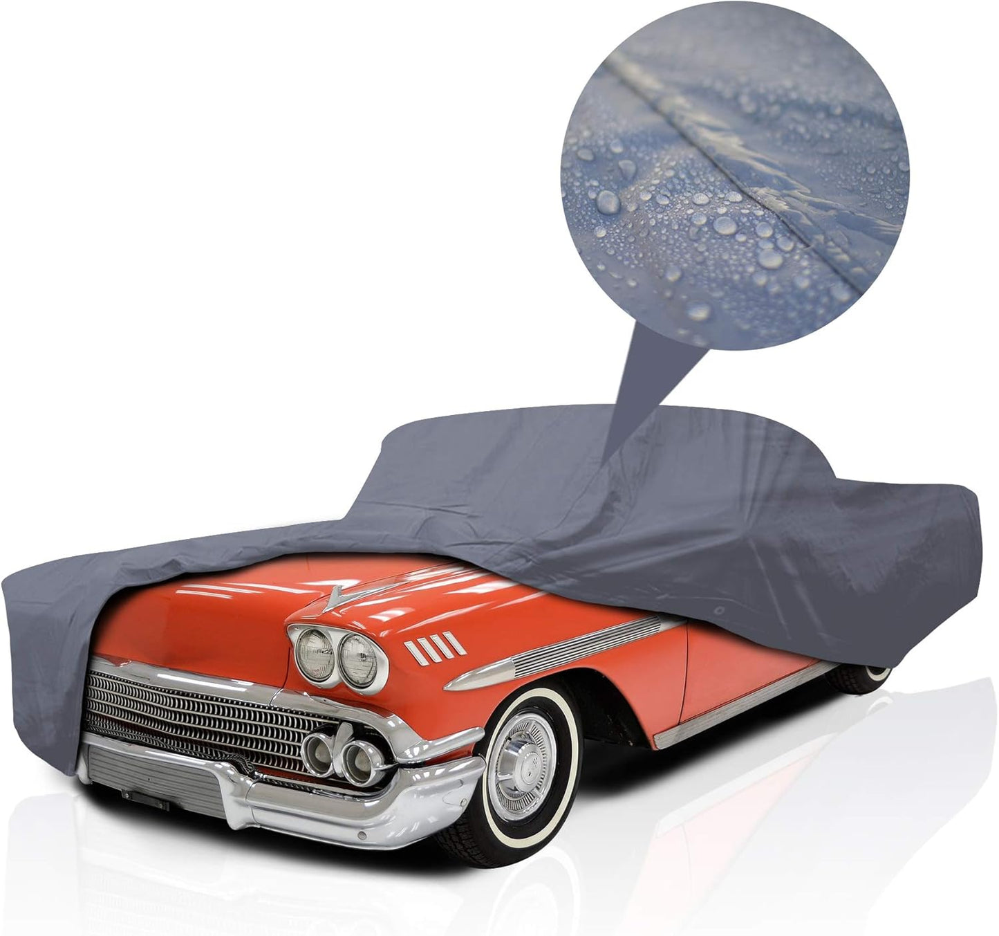 DaShield Ultimum Series Car Cover for Cadillac Series 62 1940-1959 Coupe 2-Door All Weather Protection Semi Custom Fit Dust, Sun, Snow, Rain Protection Indoor Outdoor