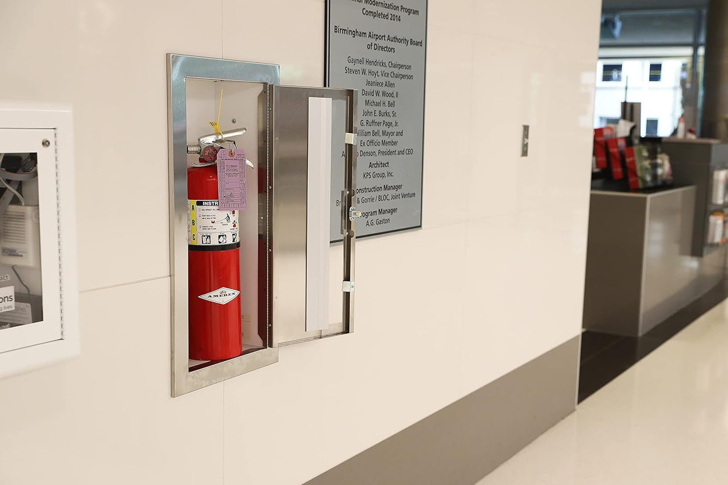 Amerex B456 ABC Dry Chemical Fire Extinguisher with Aluminum Valve, 10 lb