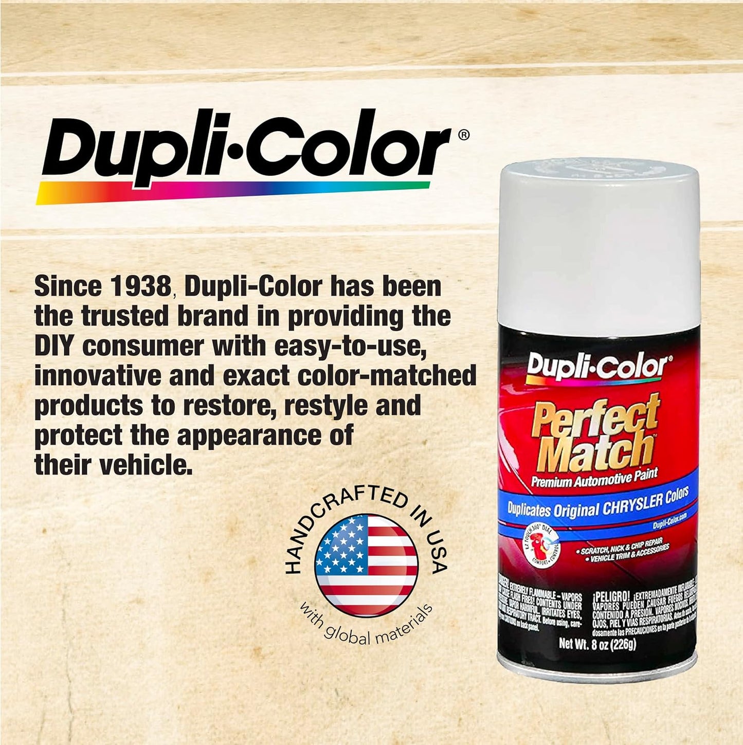 Dupli-Color ACC0419 Scratch Fix All-In-1 Exact-Match Automotive Touch-Up Paint – Chrysler Poppy Red – 0.25 oz. Paint Pen