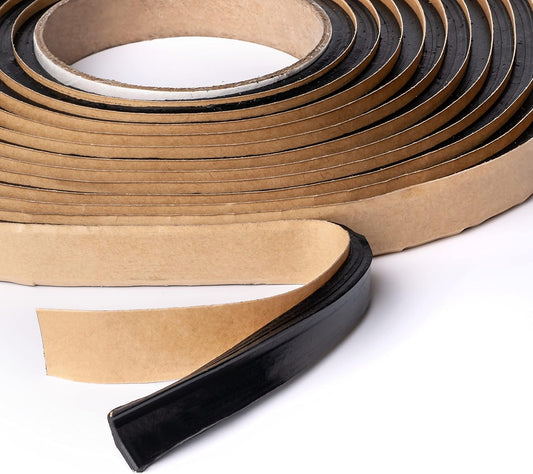 Second Skin Butyl Sealant Tape – Butyl Rubber Sealant, Multi-Purpose Butyl Rope, and Putty Tape for Automotive (Car, RV, Marine) – 1/4” x 1/2" x 20’ – Made in The USA