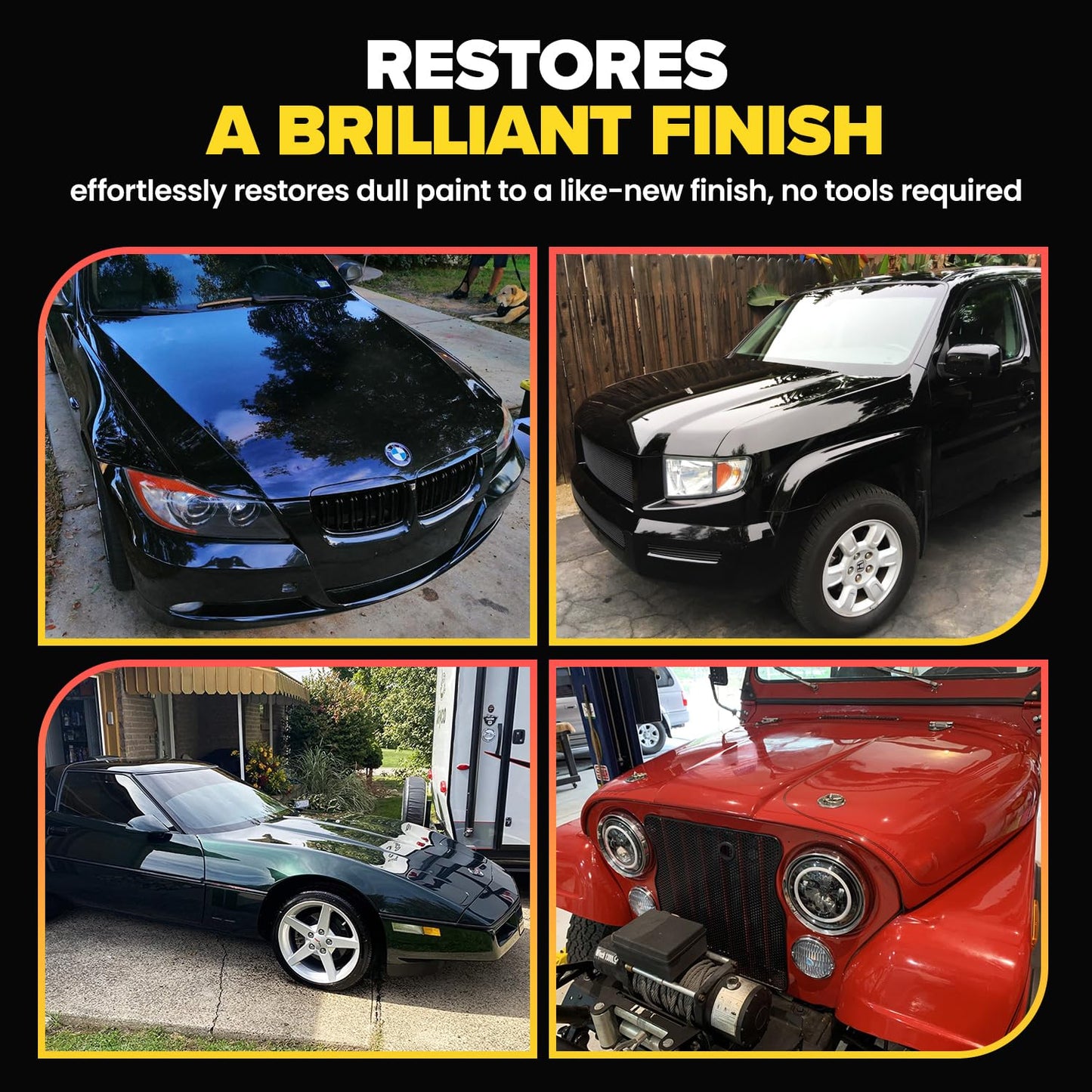 Carfidant Scratch & Swirl Remover - Polishing, Rubbing & Buffing Compound for Car Paint Repair - Restores Shine & Enhances Gloss, 16.9 fl oz