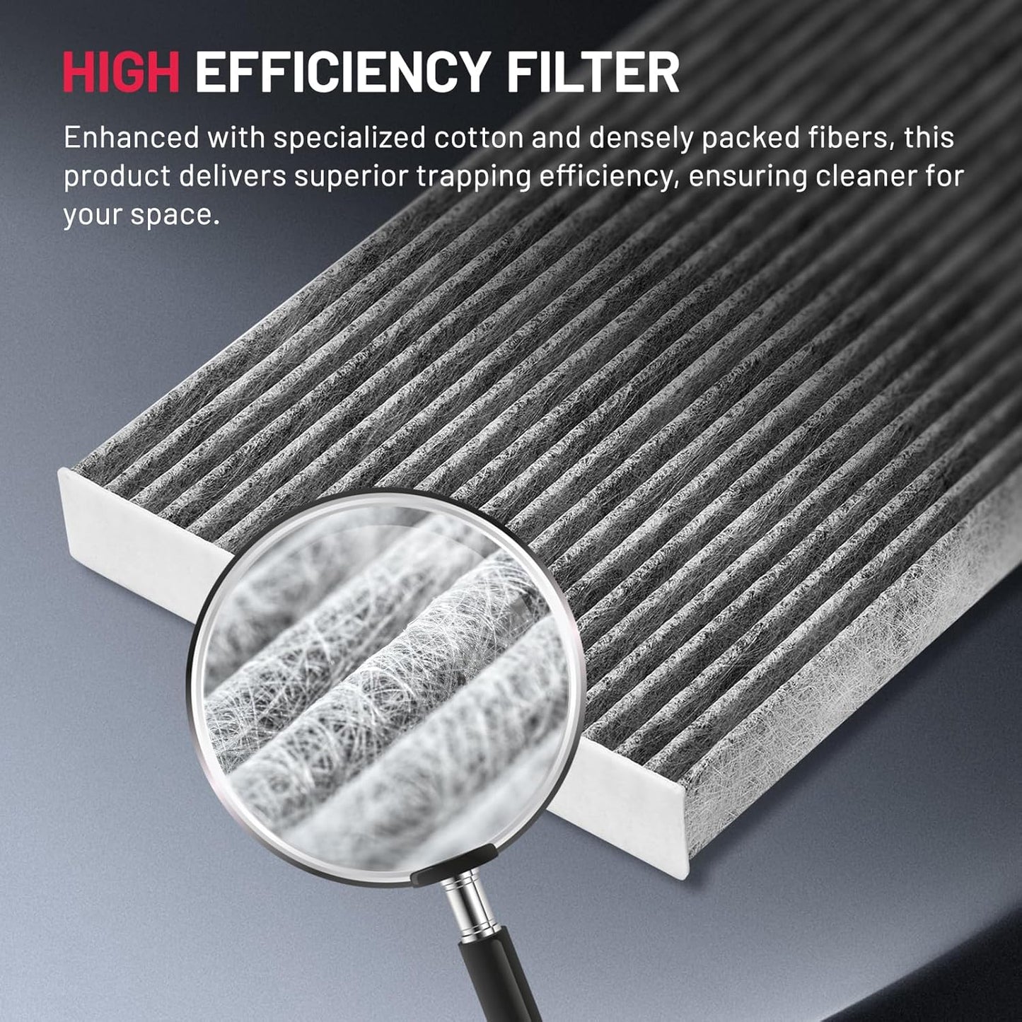 BDFHYK CF11670 Cabin Air Filter with Activated Carbon Compatible with Ford 2018-2022 EcoSport, 2011-2019 Fiesta, 1.0L l3, 1.6L l4, Replace# CF2293, CAF1899P, CAF2128, PC6175, C26175